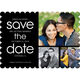 Black Photo Collage Save the Date Cards Image 4 of 6